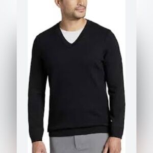 NWT Awearness Kenneth Cole‎ Men's Slim Fit Stitch Panel Sweater Blue Men’s 3XLT